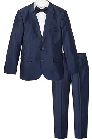 bonprix Hääpuku Slim Fit (3-os. setti): pikkutakki, housut, rusetti