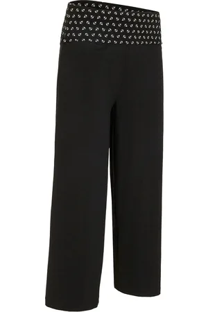 bonprix Culotte-malliset trikoohousut mukavalla vyötäröllä, pohjepituus