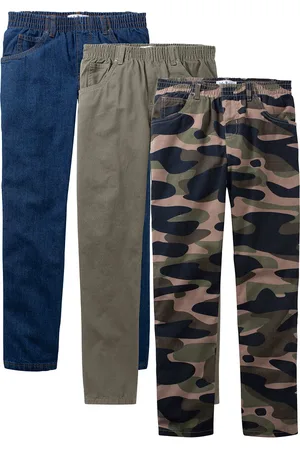 bonprix Poikien kuminauhavyötäröiset housut (3 kpl/pakkaus), Loose Fit