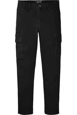 bonprix Joustavat reisitaskuhousut, Slim Fit, Straight