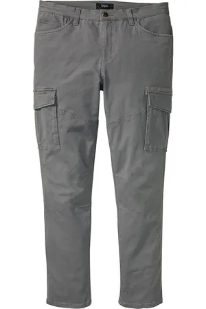 bonprix Joustavat reisitaskuhousut, Slim Fit, Straight