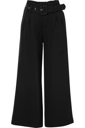 bonprix Culotte-housut vyöllä