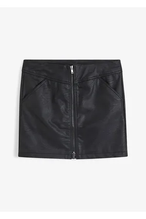 bonprix Tekonahkahame vetoketjulla