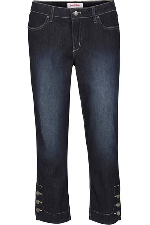 bonprix Vajaamittaiset slim fit -farkut, mid waist