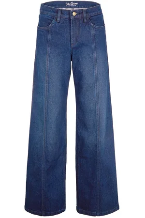 bonprix Leveälahkeiset joustavat farkut, mid waist