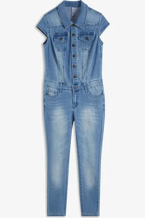 bonprix Farkkujumpsuit napeilla