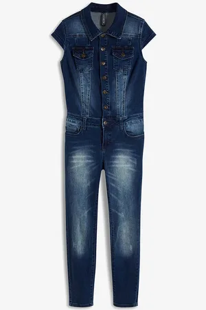 bonprix Farkkujumpsuit napeilla