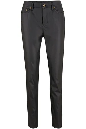 bonprix Joustavat pinnoitetut housut mukavalla vyötärönauhalla, Skinny