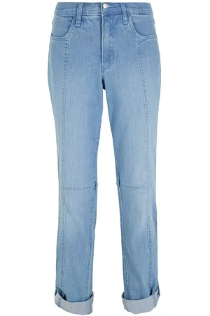 bonprix Suorat farkut käärittävillä lahkeilla, Mid Waist