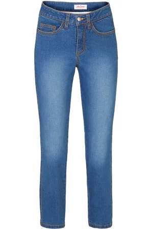 bonprix Vajaamittaiset muotoilevat skinny-farkut, Mid Waist