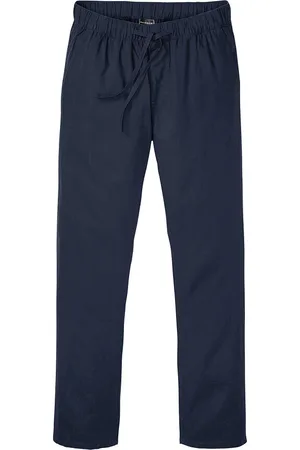 bonprix Kuminauhavyötäröiset Regular Fit -chinohousut pellavasekoitteesta, Straight