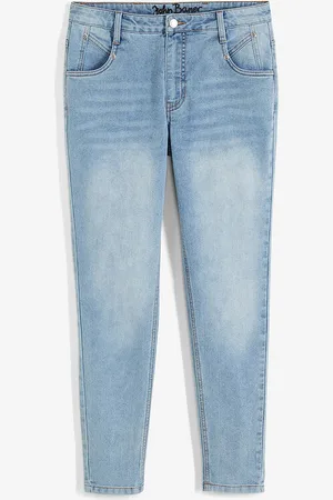 bonprix Vajaamittaiset slim-farkut, mid waist