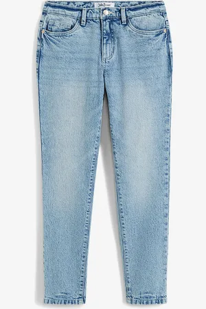 bonprix Slim fit -farkut, mid waist, vajaamittainen