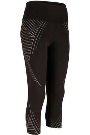 bonprix Muotoilevat urheiluleggingsit taskulla, 3/4-pituus