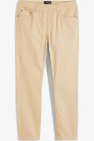 bonprix Regular fit -malliset kuminauhavyötäröiset housut, suorat