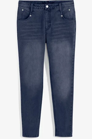 bonprix Vajaamittaiset slim-farkut, mid waist