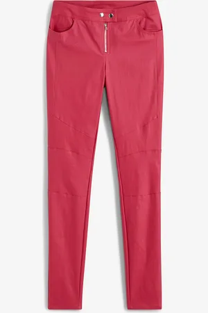 bonprix Tekonahkaiset biker-housut