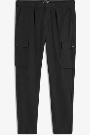 bonprix Regular fit -reisitaskuhousut vyötärölaskoksilla, porkkanamalli
