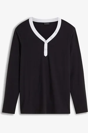 bonprix Pitkähihainen paita luomupuuvillasta, slim fit