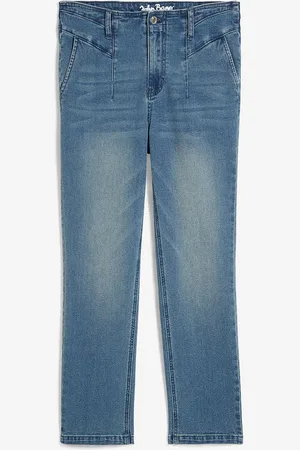 bonprix Vajaamittaiset suorat farkut, Mid Waist