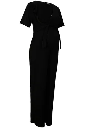 bonprix Krepattu äitiysjumpsuit/imetysjumpsuit