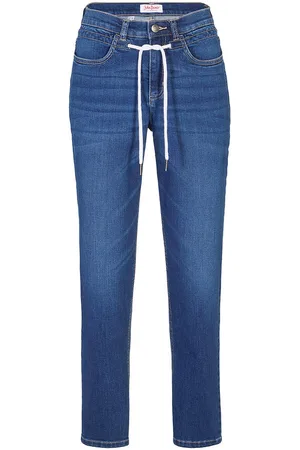 bonprix Mid waist -malliset boyfriend-farkut, solmittava vyö