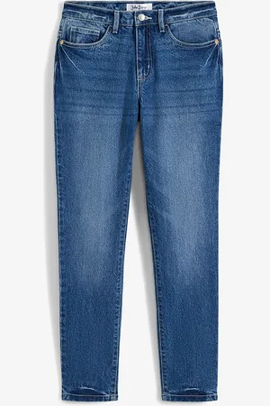 bonprix Slim fit -farkut, mid waist, vajaamittainen