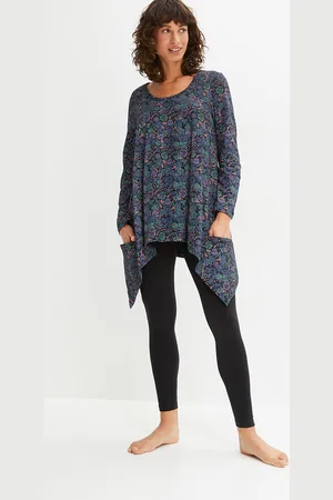 bonprix Pyjama, leggingsit ja paidassa kärjellinen helma