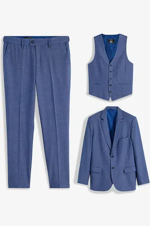 bonprix Slim fit -puku (3-osainen setti): pikkutakki, housut, liivi