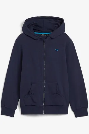 bonprix Lasten hupullinen collegetakki luomupuuvillasta