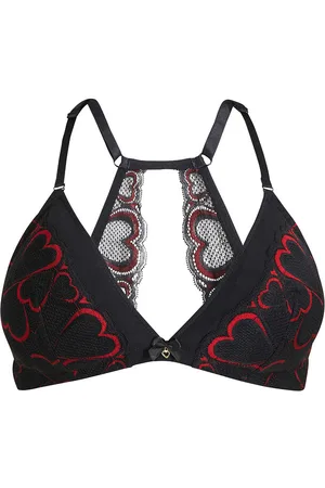 bonprix Bralette-rintaliivit irrotettavilla toppauksilla ja painijanselällä, sisältää kierrätettyä polyamidia
