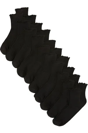 bonprix Nilkkasukat (20/pakkaus) aaltomaisella resorilla, sisältää luomupuuvillaa