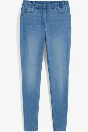 bonprix Skinny-farkut korkealla vyötäröllä, pitkä malli