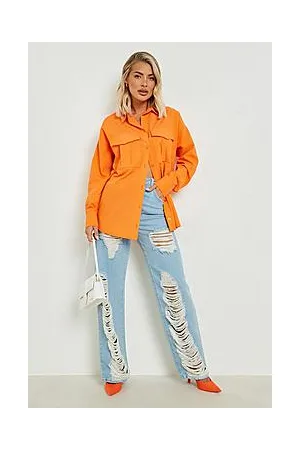 Boohoo Extreme Laddered Boyfriend Jeans