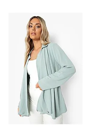 Boohoo Plus Crepe Waterfall Kimono