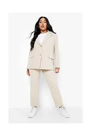 Boohoo Plus Oversized Blazer & Skinny Trouser Suits