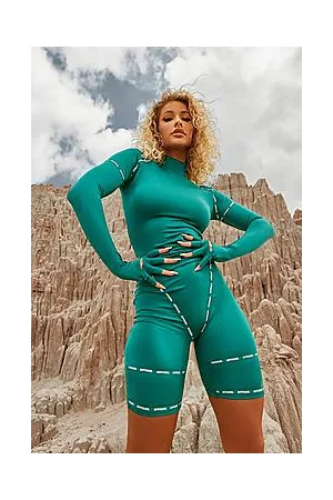 Boohoo Tape Trim Body Contour Active Cycling Short