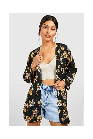 Boohoo Floral Print Kimono