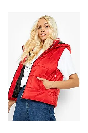Boohoo Hooded Padded Gilet