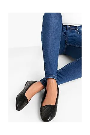 Boohoo Wide Fit Quilted Slipper Ballet Flats