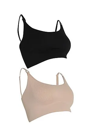 Boohoo Maternity Longline Nursing Bra 2 Pack