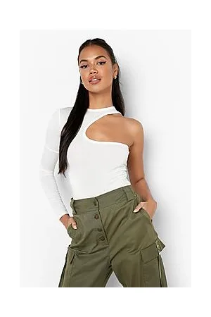 Boohoo Asymmetric Slinky Bodysuit