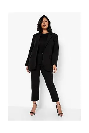 Boohoo Plus Oversized Dad Blazer & Trousers Suit