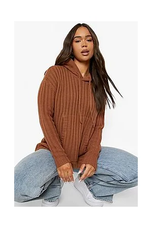 Boohoo Chunky Rib Hoodie