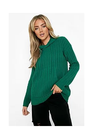 Boohoo Chunky Rib Hoodie