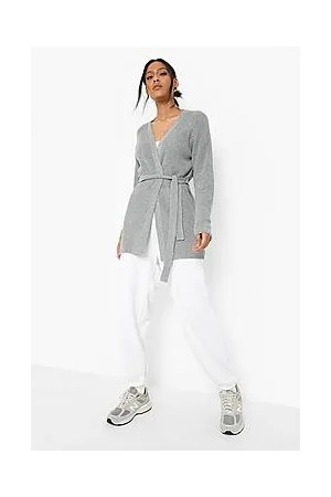 Boohoo Tall Recycled Belted Cardigan