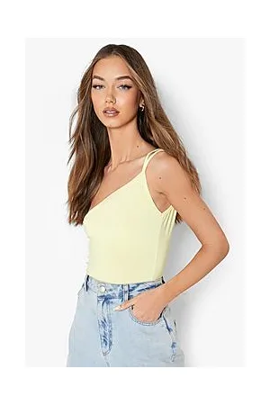 Boohoo One Shoulder Strap Detail Bodysuit