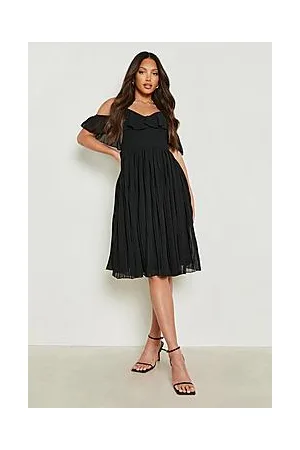 Boohoo Tall Cold Shoulder Bridesmaid Dress