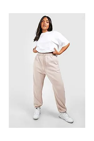 Boohoo Recycled Plus Basic Cuffed Hem Joggers