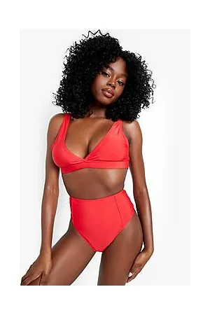 Boohoo Essentials High Waist Recycled Bikini Brief